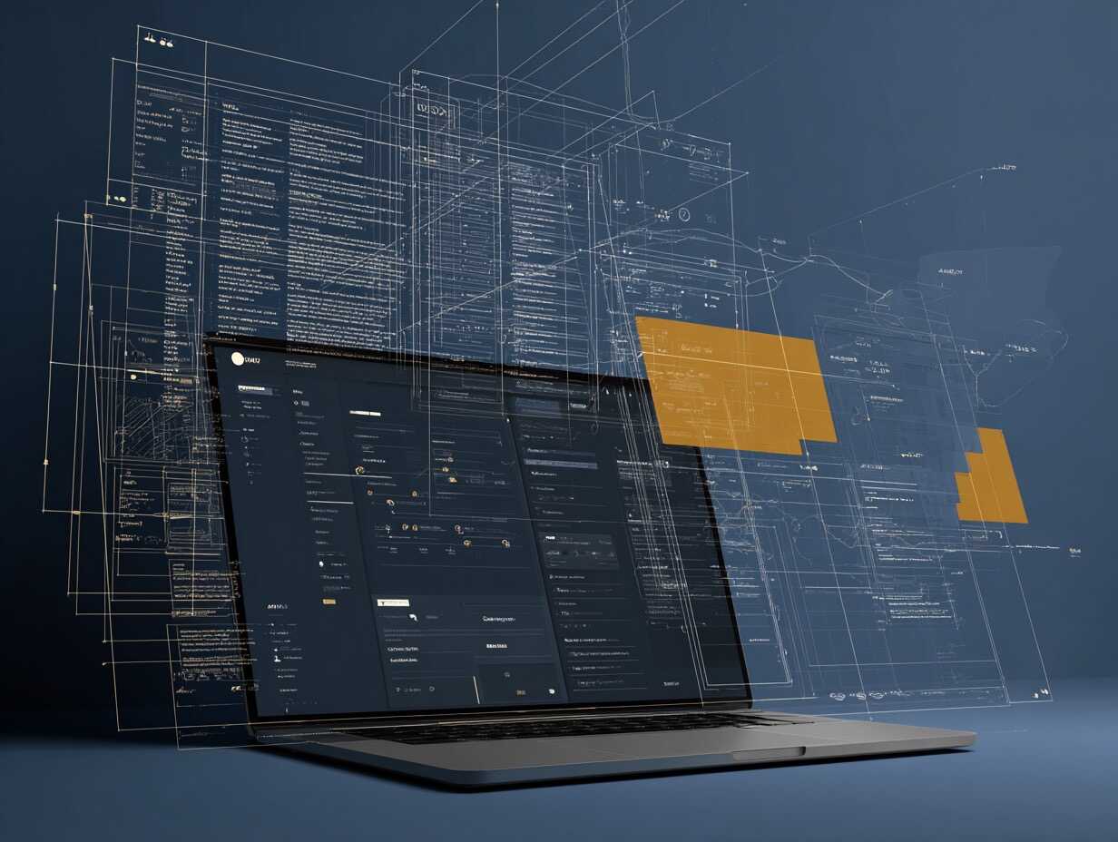 Technical planning image representing digital engineering for small businesses